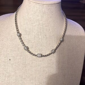 Brighton necklace silver plate